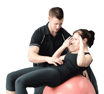 Fitness Trainer with client