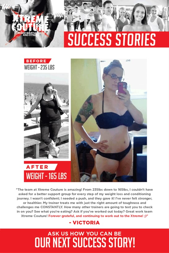 Victoria&rsquo;s transformation at Xtreme Couture